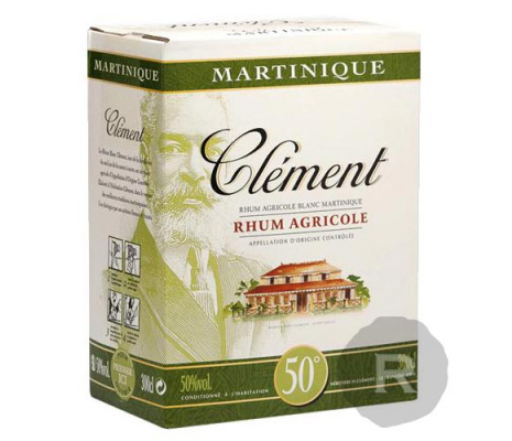 Clement rhum blanc agricole 50° - 3L